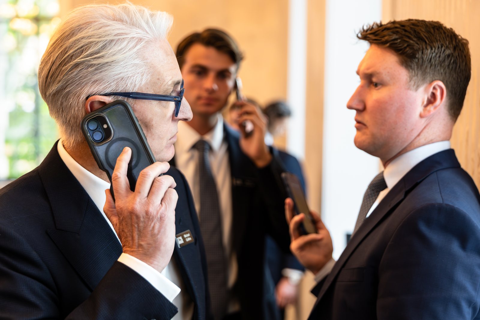 A dozen agents, working the phones, chasing the best outcome for everyone in the room and everyone on the other end of the line.